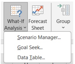 what if analysis tool